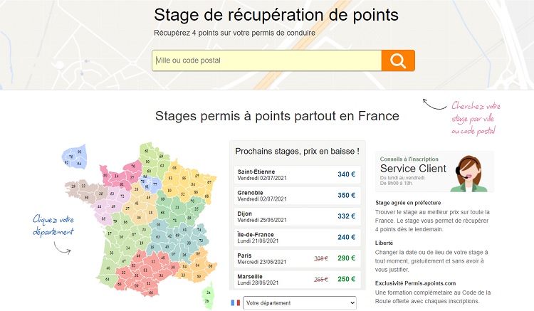 Comment faire un stage pas cher pour récupérer ses points